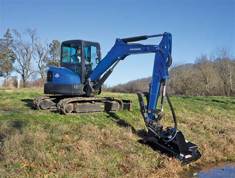 mini excavator brush mower|shredder attachment for mini excavator.